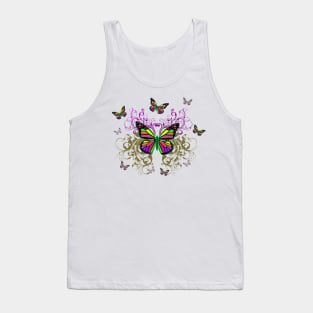 Artistic Butterfly Decoration 2 Tank Top